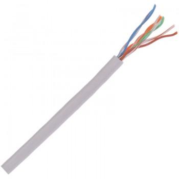 Каб. в. п. U/UTP кат. 5E 4 пары PVC INDOOR 1м сер. GENERICA