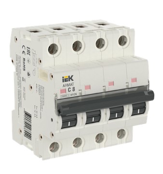 ARMAT Авт. выкл. M10N 4P C 8А IEK