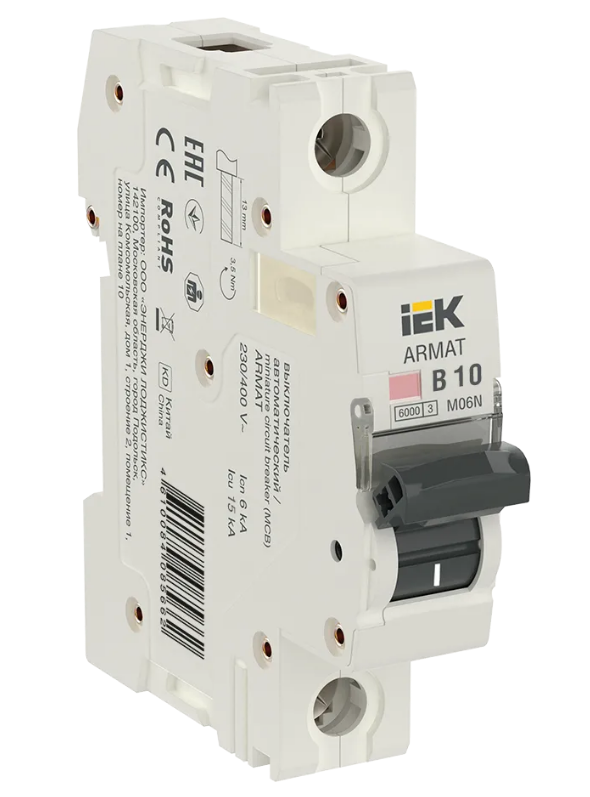 ARMAT Авт. выкл. M06N 1P B 1А IEK