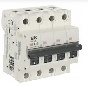 ARMAT Авт. выкл. M10N 4P C 2А IEK
