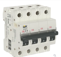 ARMAT Авт. выкл. M10N 4P C 6А IEK