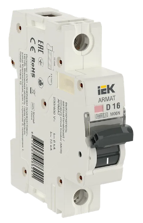 ARMAT Авт. выкл. M06N 1P D 16А IEK