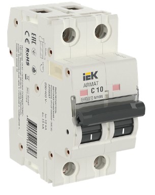 ARMAT Авт. выкл. M10N 2P C 10А IEK