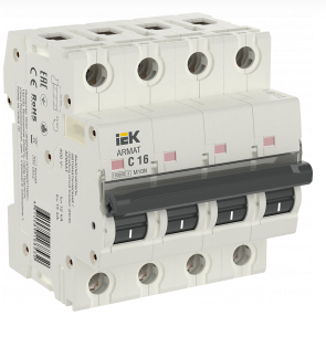 ARMAT Авт. выкл. M10N 4P C 16А IEK