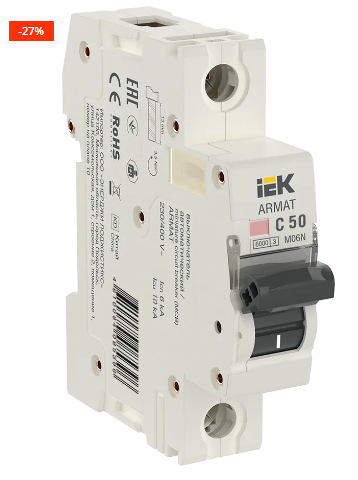 ARMAT Авт. выкл. M06N 1P C 50А IEK