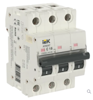 ARMAT Авт. выкл. M10N 3P C 16А IEK