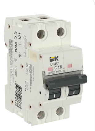 ARMAT Авт. выкл. M06N 2P C 16А IEK
