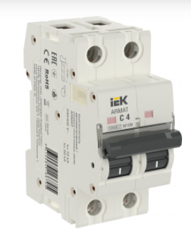 ARMAT Авт. выкл. M10N 2P C 4А IEK