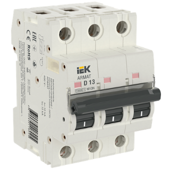 ARMAT Авт. выкл. M10N 3P D 13А IEK