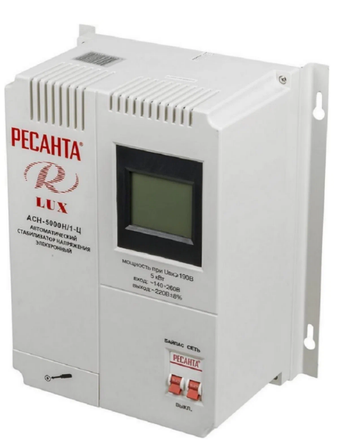 Стабилизатор АСН- 5 000 Н/1-Ц Ресанта Lux