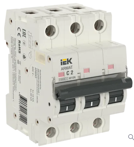 ARMAT Авт. выкл. M10N 3P C 2А IEK