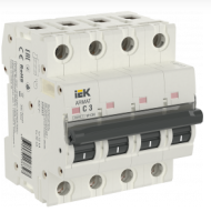 ARMAT Авт. выкл. M10N 4P C 3А IEK