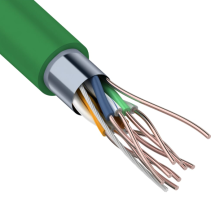 Кабель витая пара F/UTP, CAT 5e, нг(А)-HFLTx, 4х2х0,52мм, 24AWG