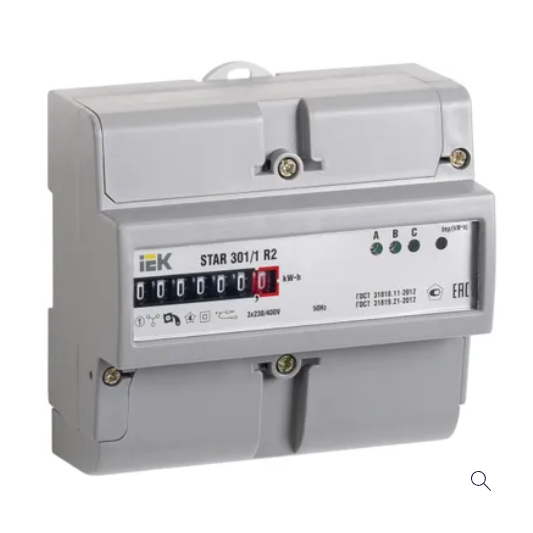 Электросчетчик трехфазный 230 AR-02 R 10(100)  RS-485 ЖКИ (с поверкой)