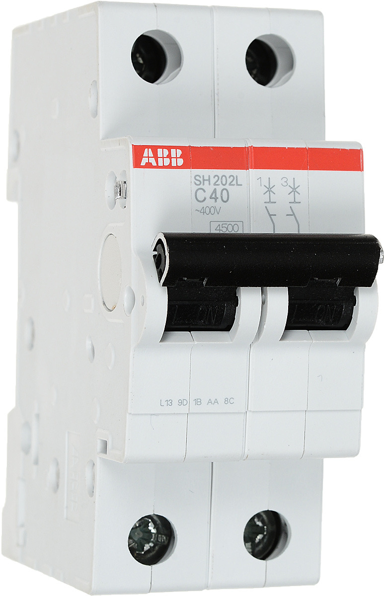 ABB SH202L Автоматический выключатель 2P 25А (С) 4,5kA
