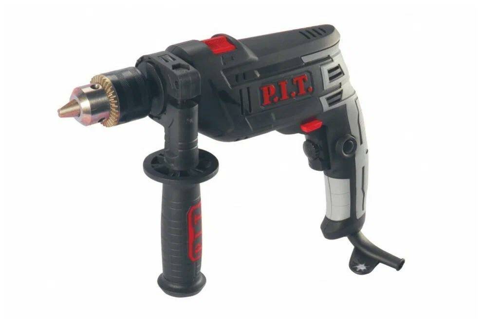 Дрель ударная P.I.T PSB13-C7 . 850Вт, 3000об